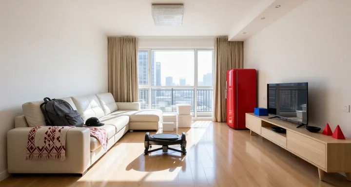 Room type: livingroom Apartment for rent in Beijing - Shangjing New Air Route - Photo 1
