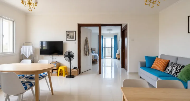 Room type: livingroom Apartment for rent in Beijing - Sunshine City - Photo 1