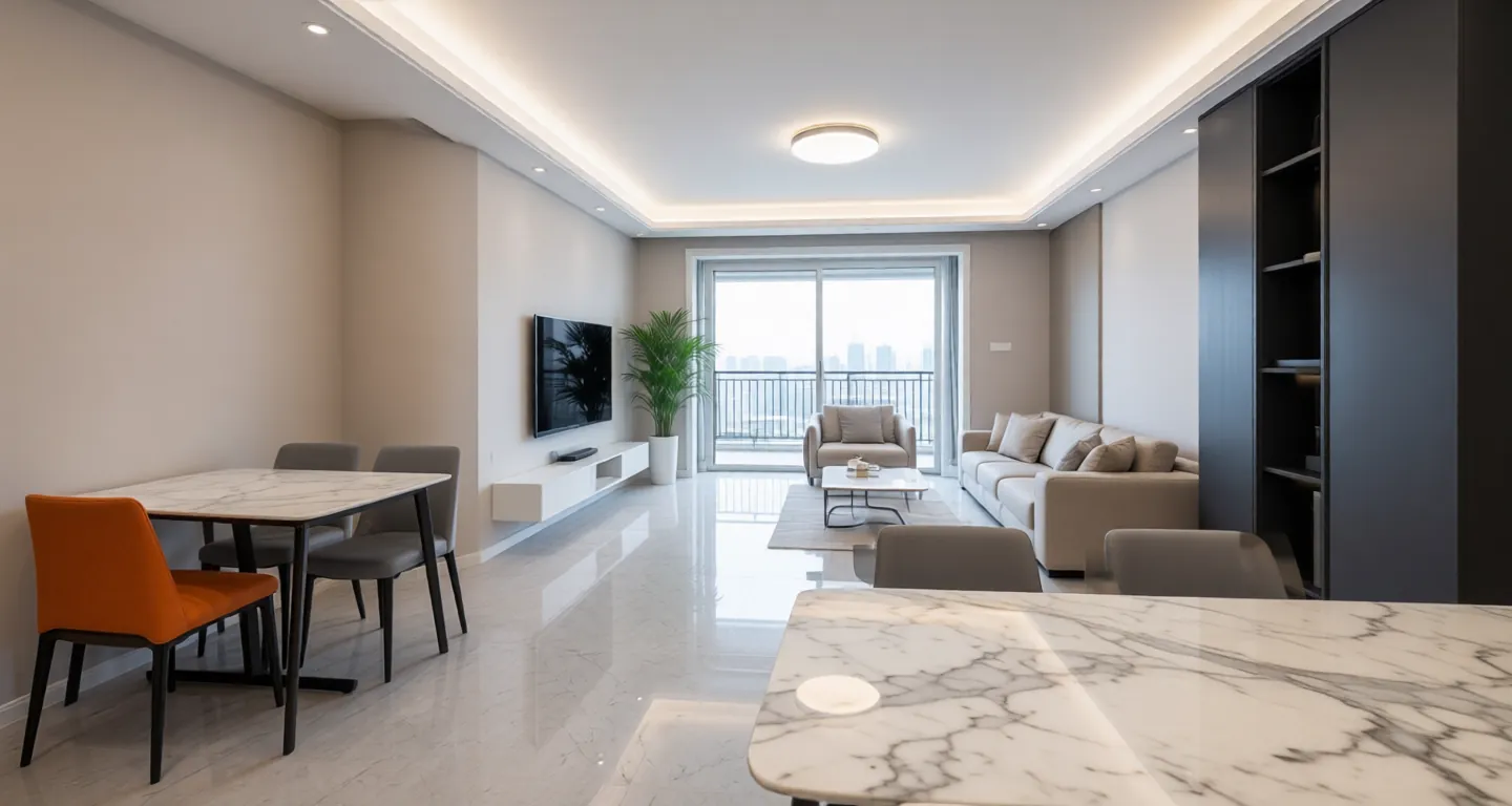 Room type: livingroom Apartment for rent in Shenzhen - Zhonghai Sunshine Oak Garden - Photo 1